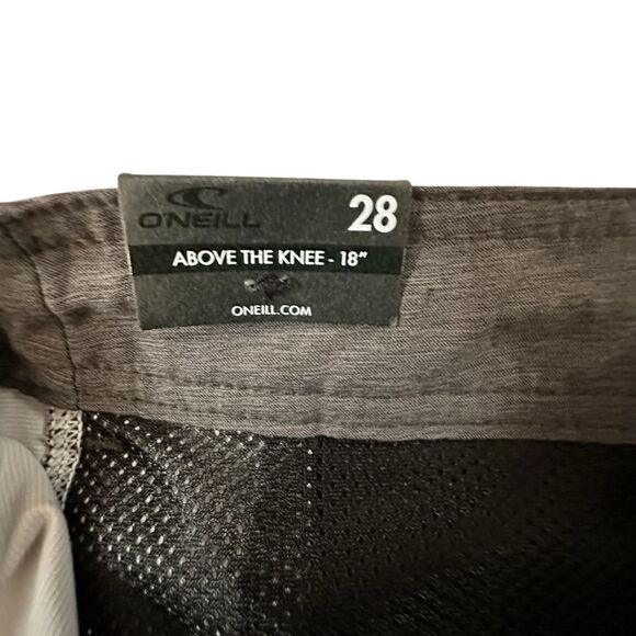 O’Neill ~ Mens Grey Boardshorts ~ size 28 ~ NWT - Picture 11 of 14